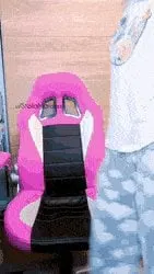 my chair seems to have the power to undress me [OC]