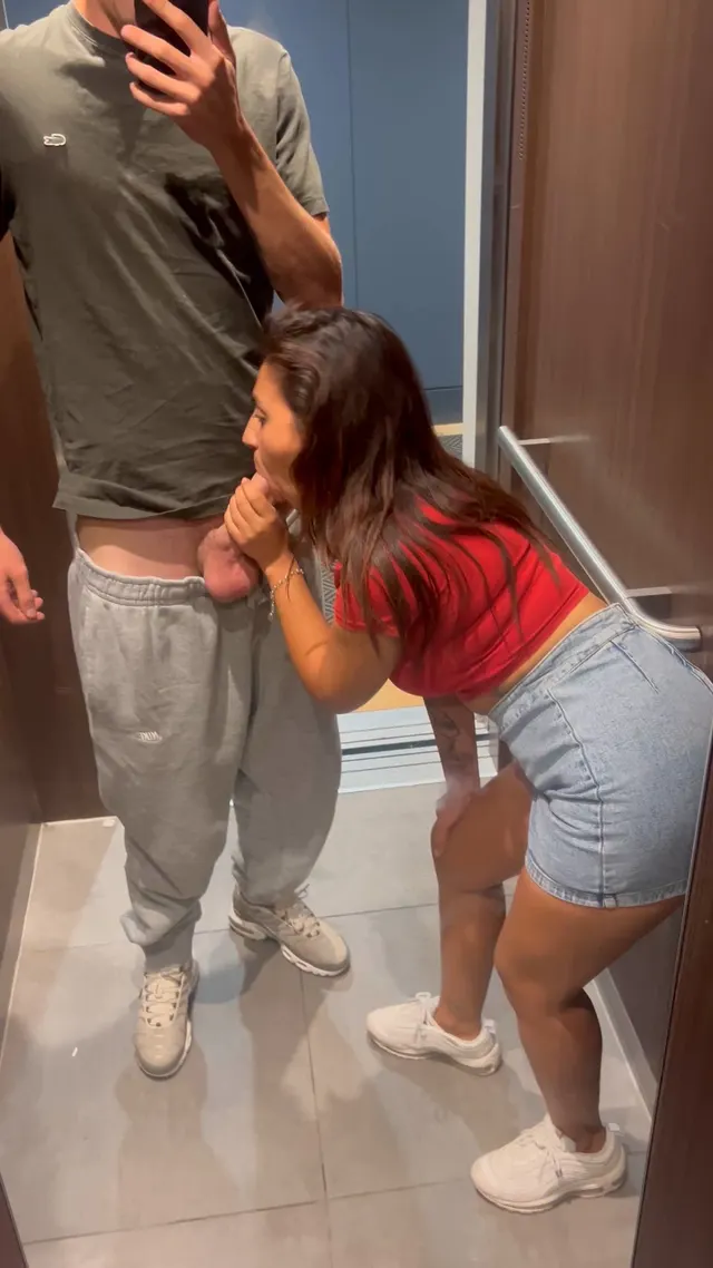 I went down in the lift literally