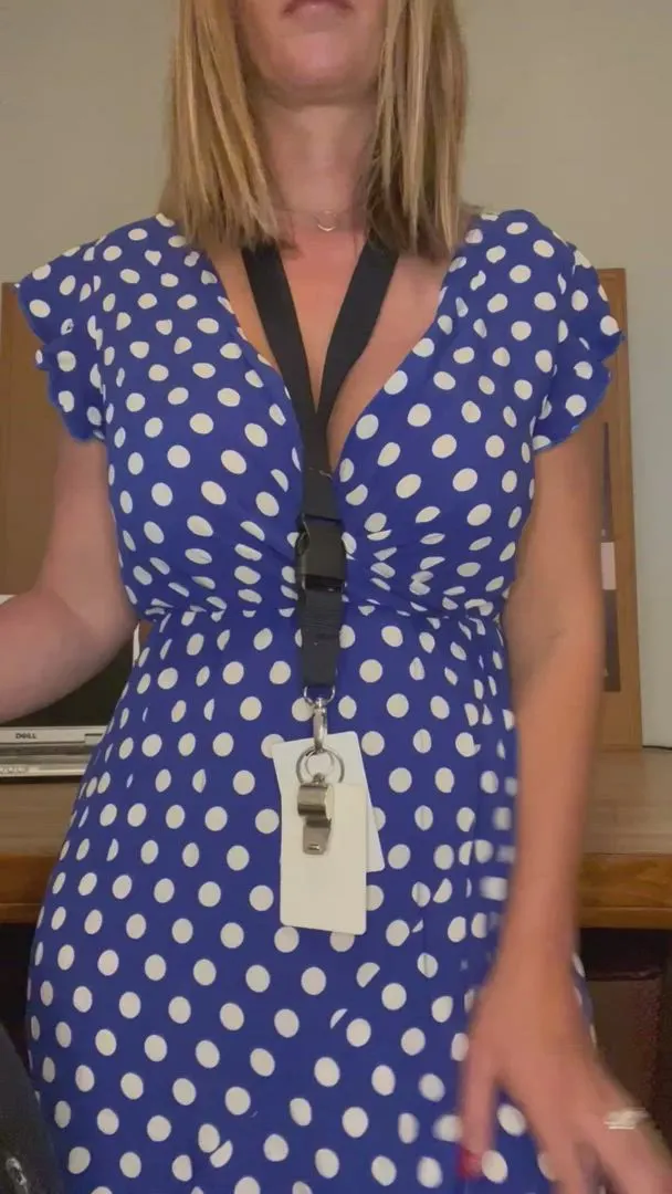 MILF Teacher Tit Slapping in class