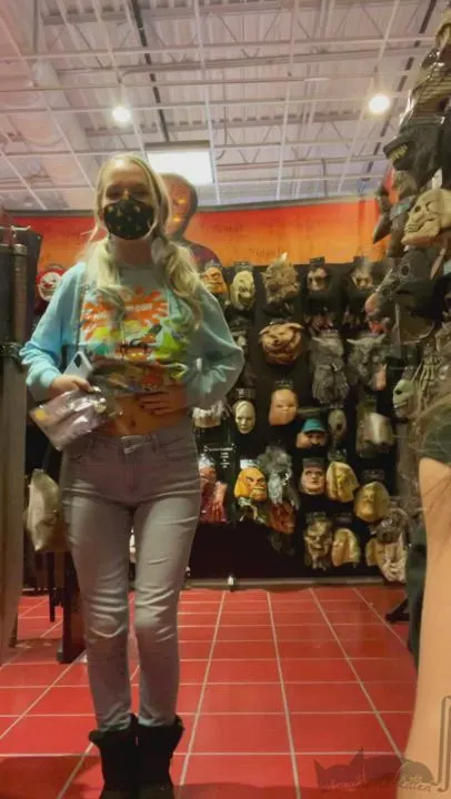 The Halloween store really brings out the inner freak 🖤