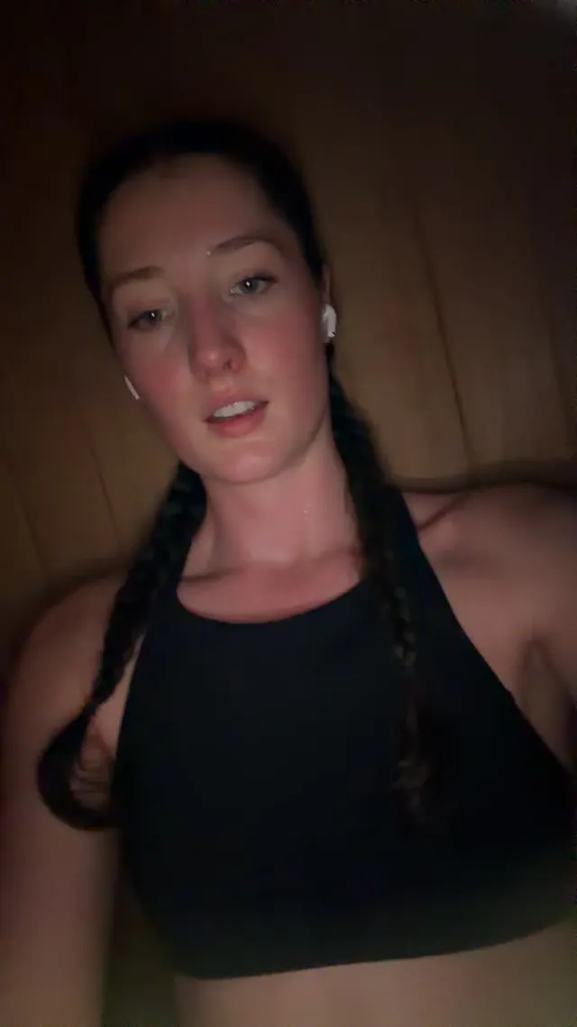 Going to need some fluids after this sweat