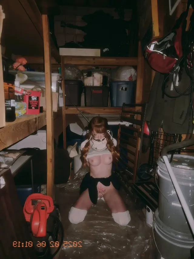 gagged by my own panties 🥺