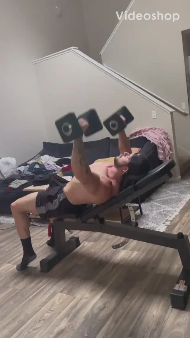 Working out really does make a man horny.