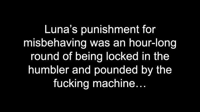 A little preview of what happens to bad sissies…