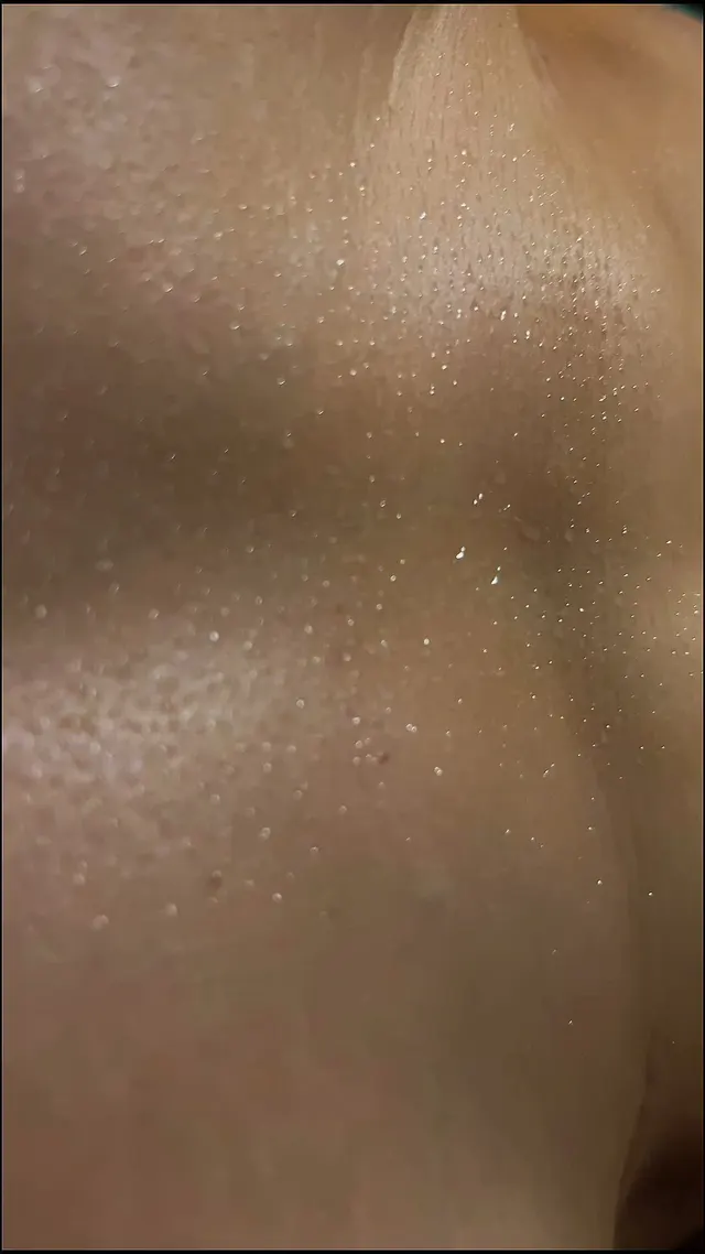 Imagine the warm fragrance of pine, the slickness of my wet skin, the taste of every teeming drop of sweat