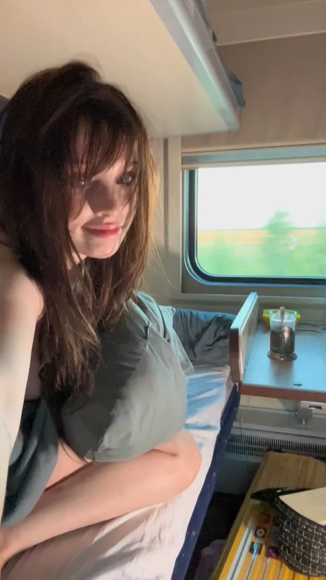 it's always so hot in the compartment, I hope you don't mind