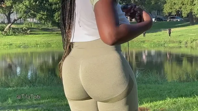 Yoga at the lake is so relaxing