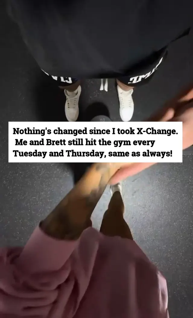 Marcus, now Marcy. Traded barbells for bare balls.