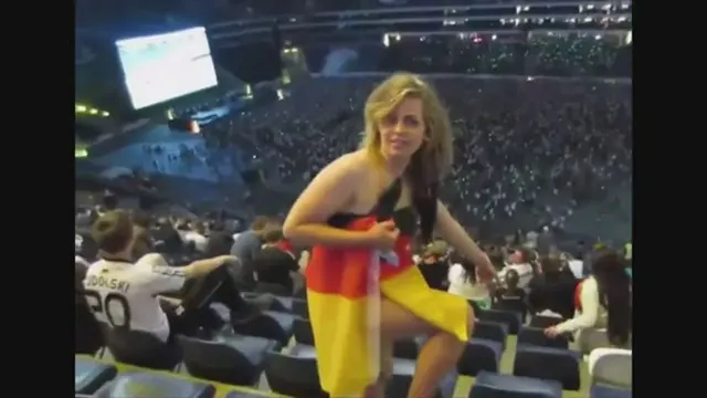 Perky German at a Concert