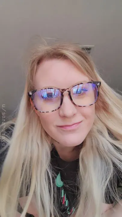 I know my boobs aren't perfectly shaped, but they're 100% organic :) [Gif]