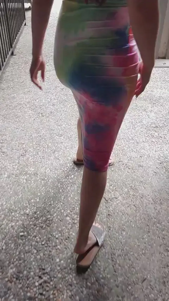 Cute dress pairs well with a cute pair