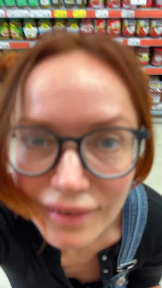 Forgot to wear panties to the store! I think a passerby saw...