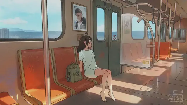 i felt like an idiot for thinking i had the train cart all to myself—