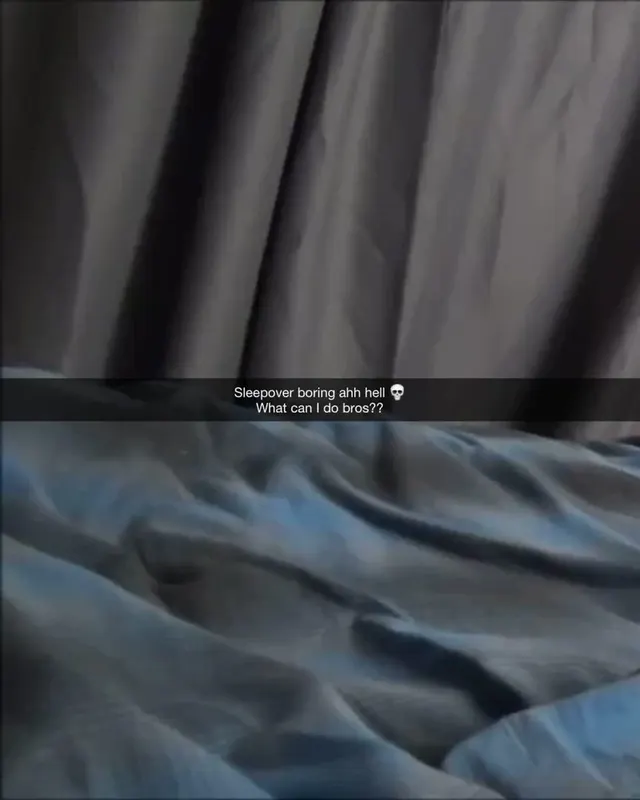 Bully and mom find a way to entertain themselves on a boring night