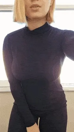 It's black but shines through )