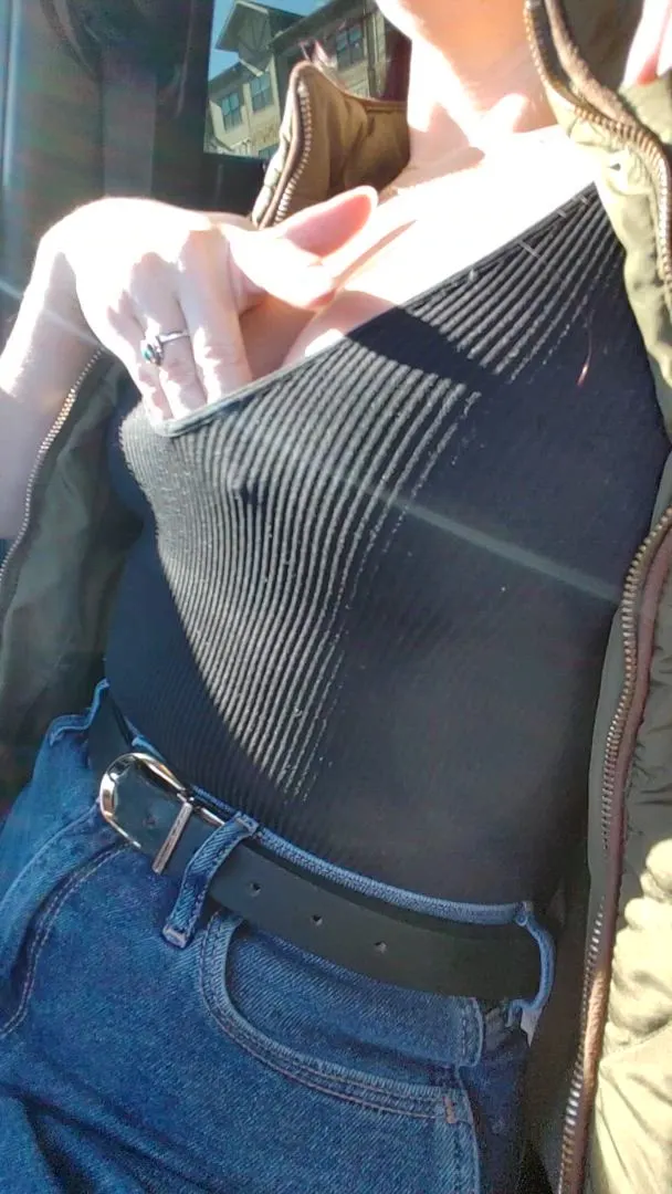 The titty reveal struggle these days is real