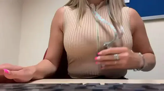 I have the best tits at the office