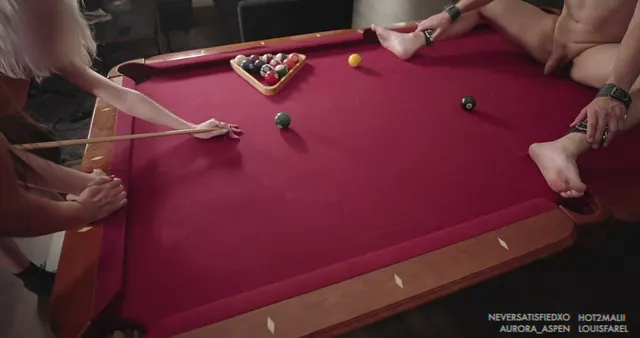 As soon as we saw the pool table we knew exactly what we had to do 😂