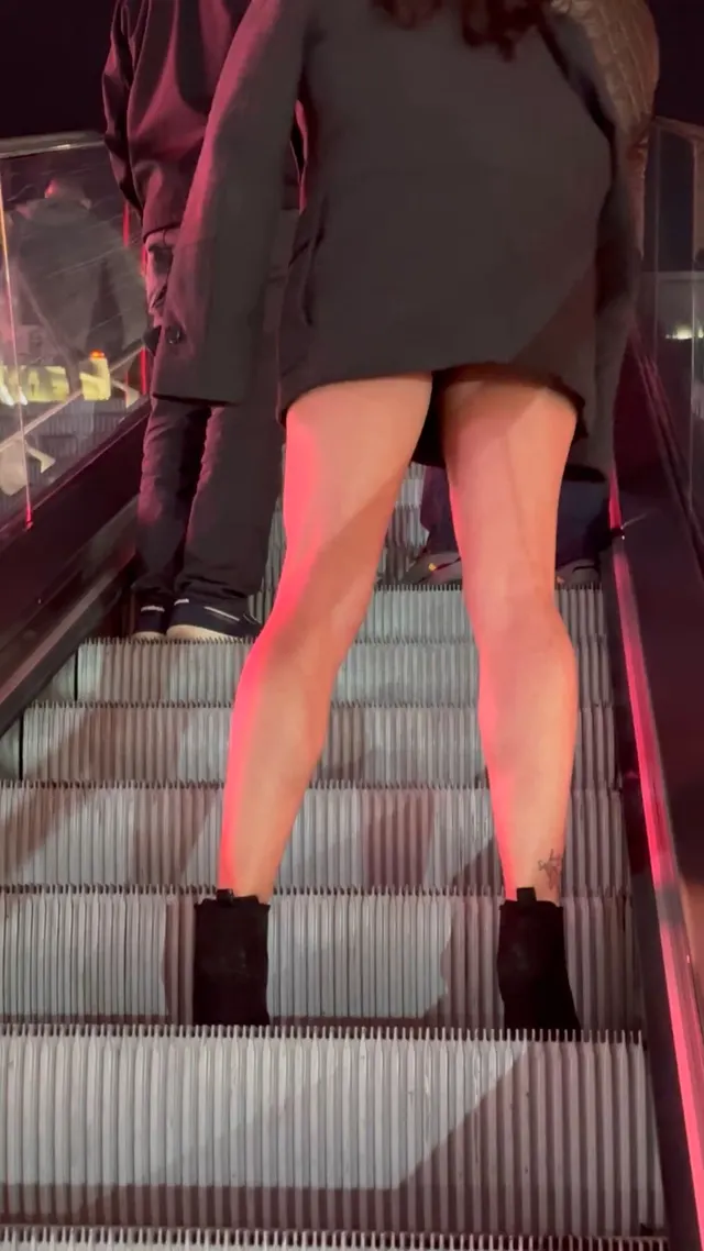 Always take the escalator, the views are better