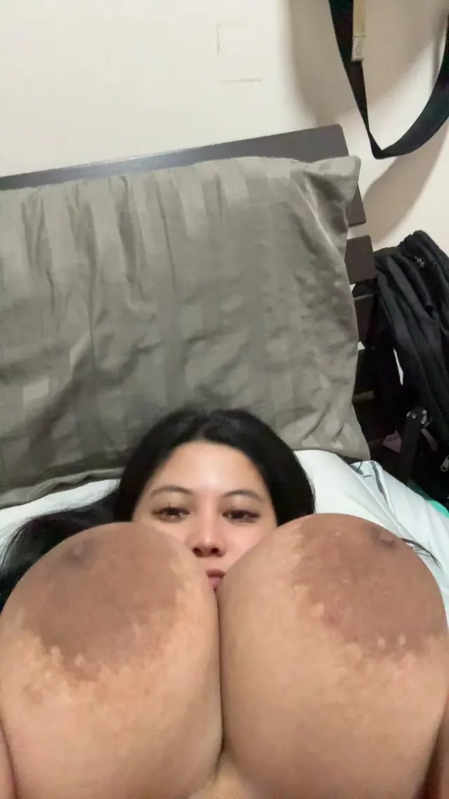 Huge Asian tits ready to play