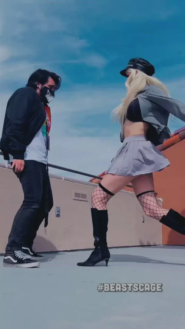 “You told me to go hard!” Would you let this 🔥 group of cosplayers, e-girls & tik tokers kick you in the balls in front of everyone at an Anime convention? Just me? 🫠