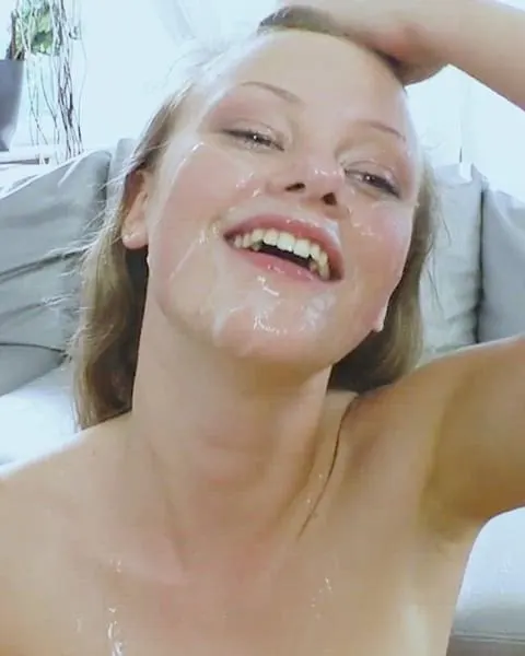 Glazing her beautiful face