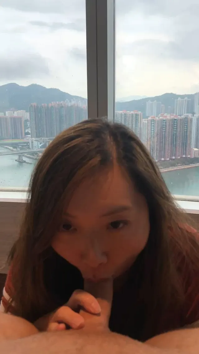 A blowjob with a view