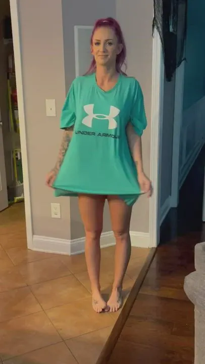 He wanted to know what was under the shirt 🤷🏼‍♀️