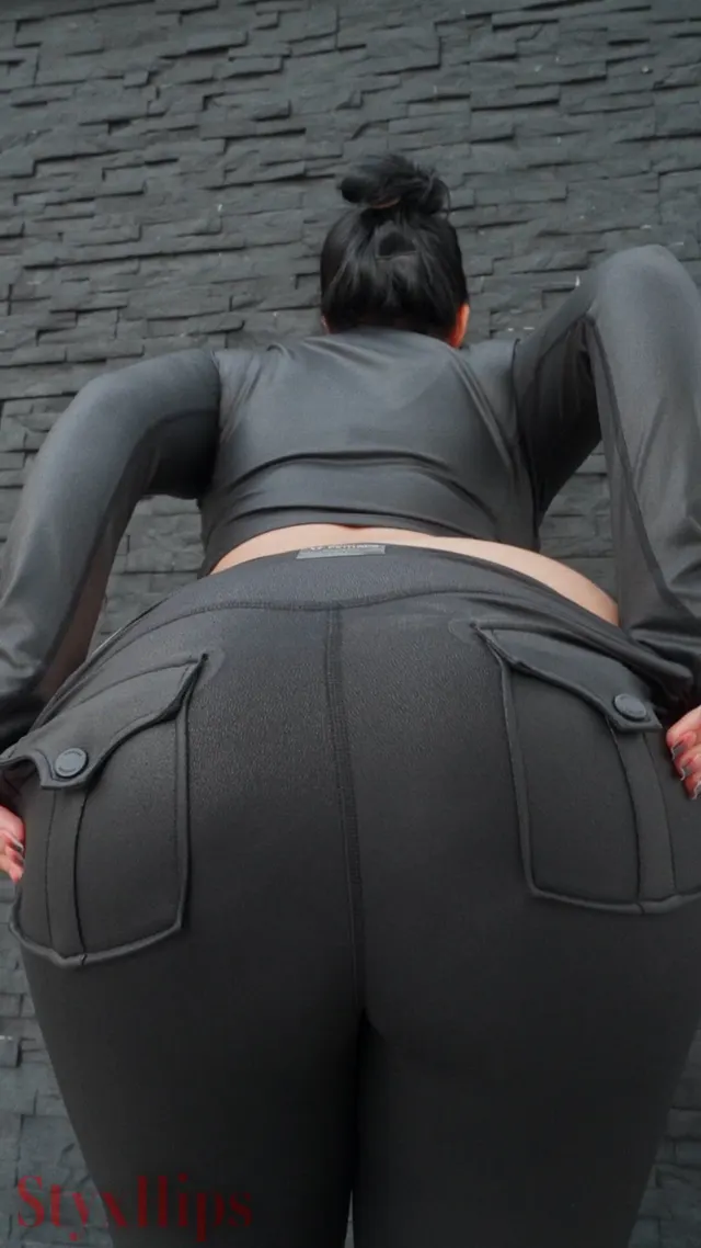 Leather leggings are always fun :3