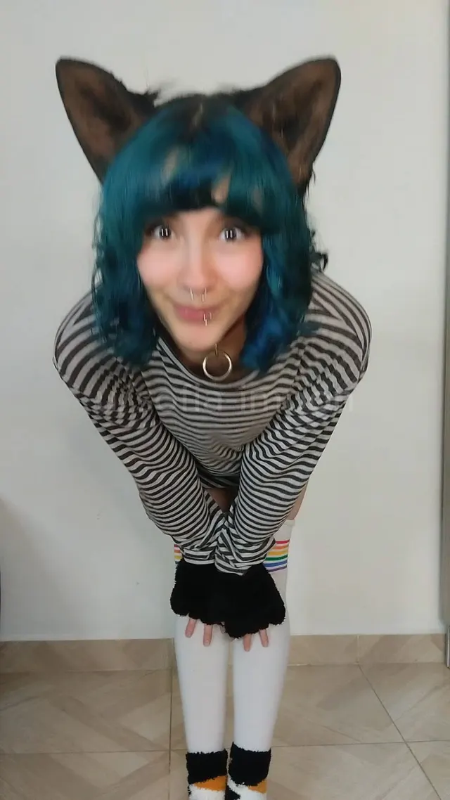 Happy with my fluffy tail