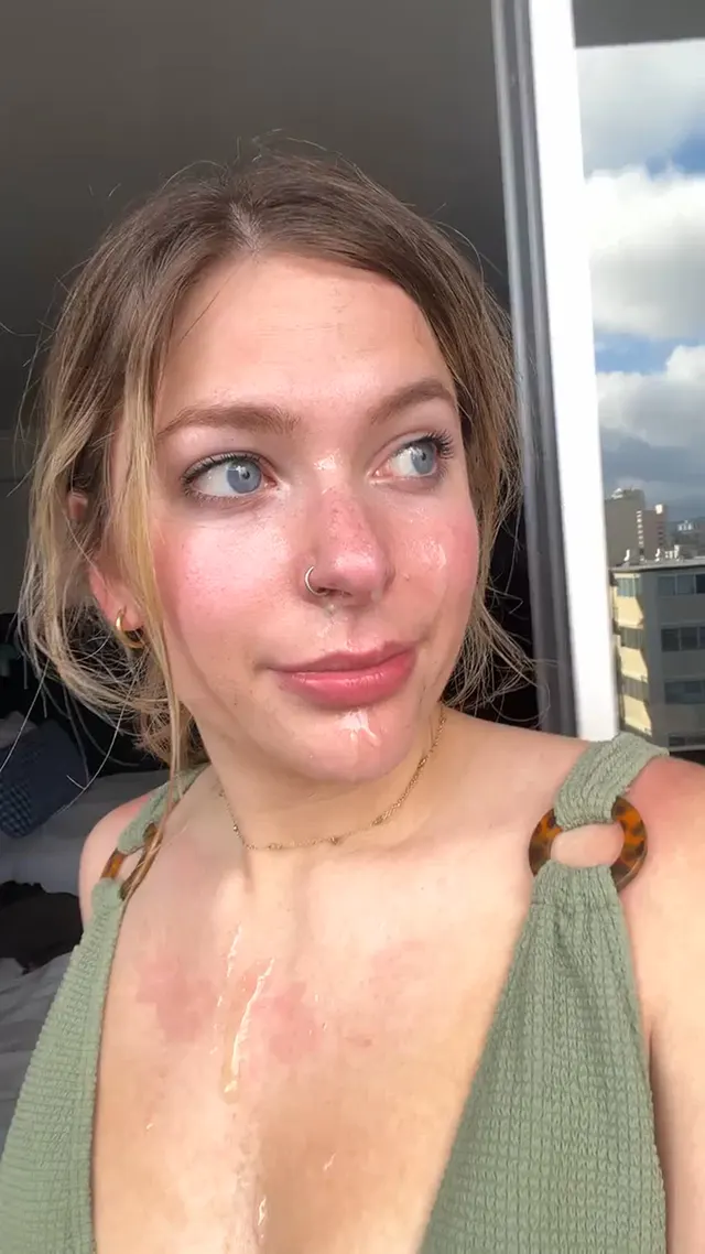 Next time I want to take the facial on the balcony