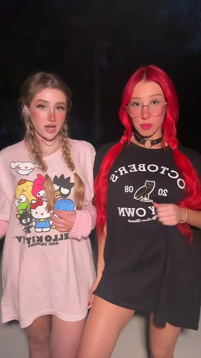 On / off challenge with my bestie