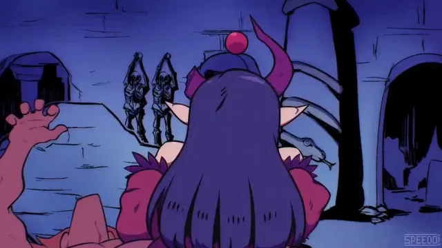 Just a lovely night hanging out in the crypt (spedoo)