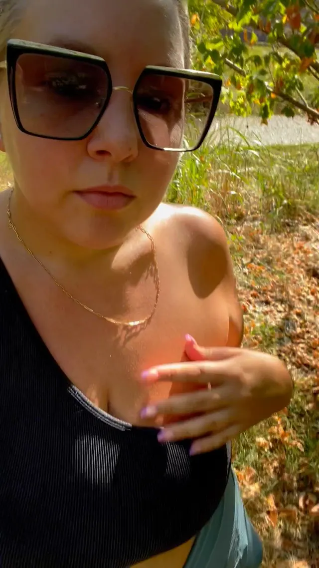 I had to let the free on my walk today