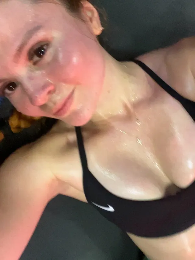 Lift done, cardio done, me dripping