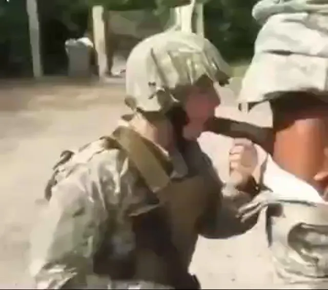 Army blowjob