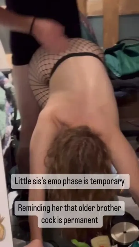 It’s just a phase. But fucking sis against her mirror is timeless.