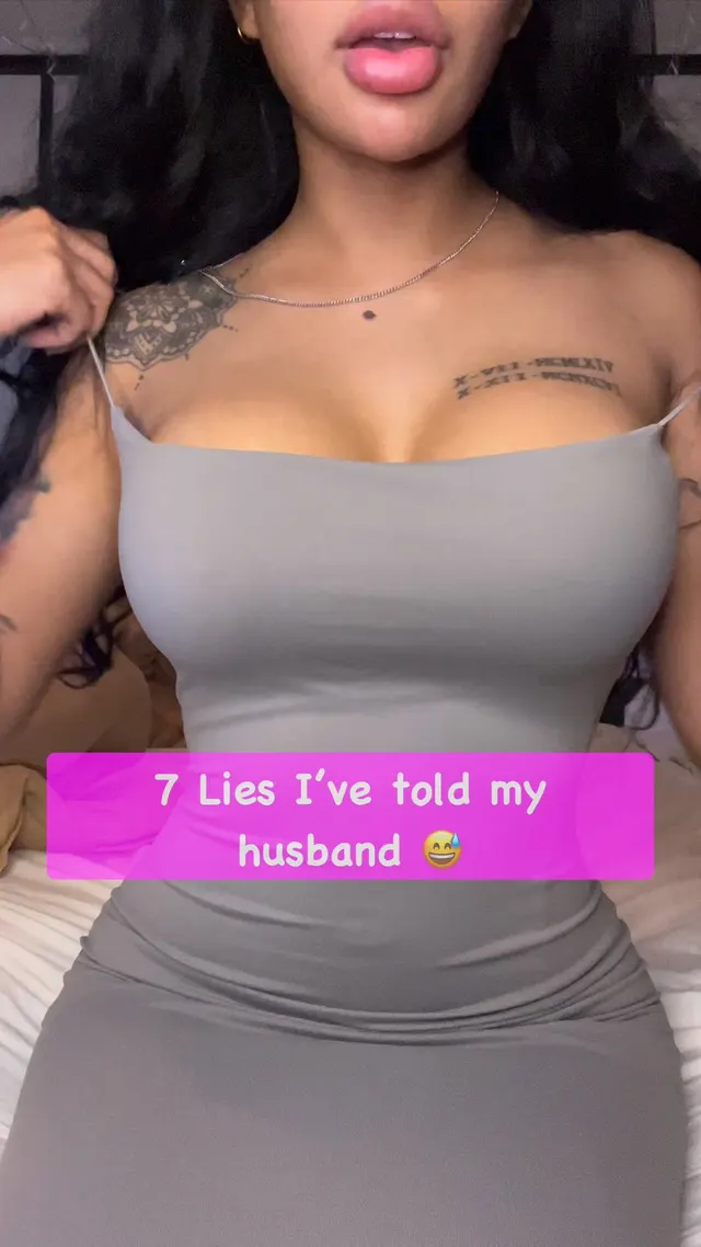 7 lies I’ve told my husband 🙈