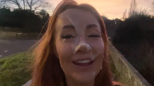 My first cumwalk. I’ve grown in confidence since then!