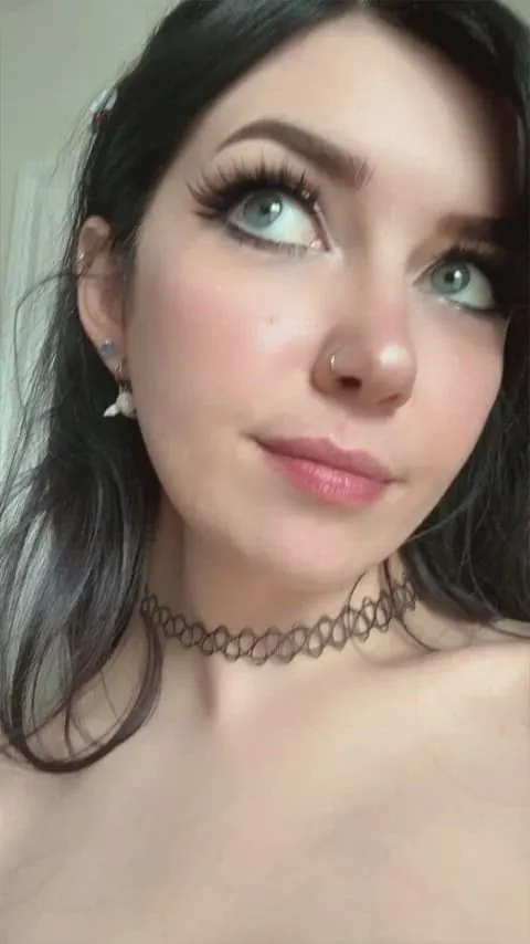 A very horny goth girl