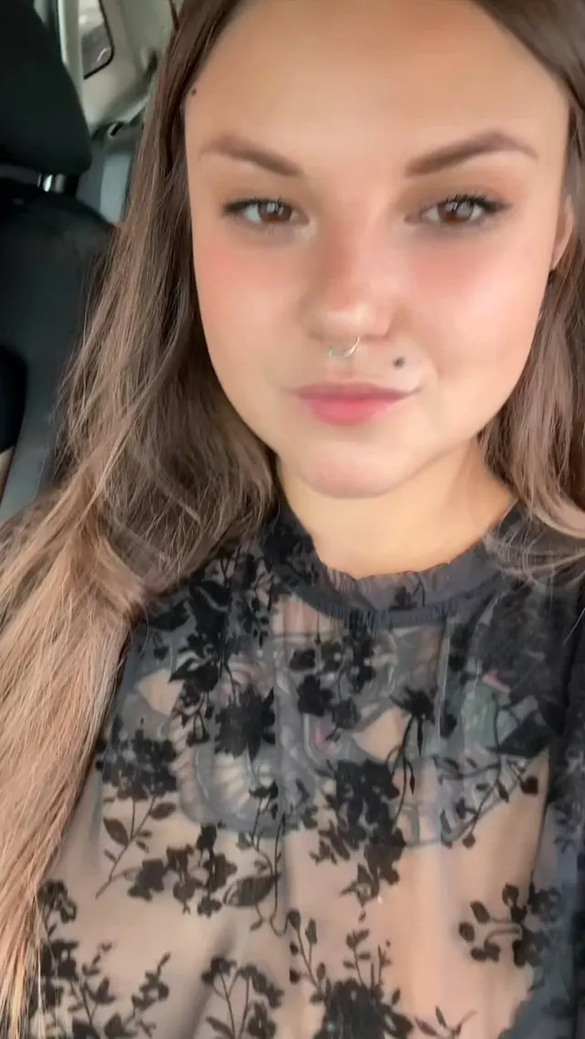 Tasting my snack right in the drive through