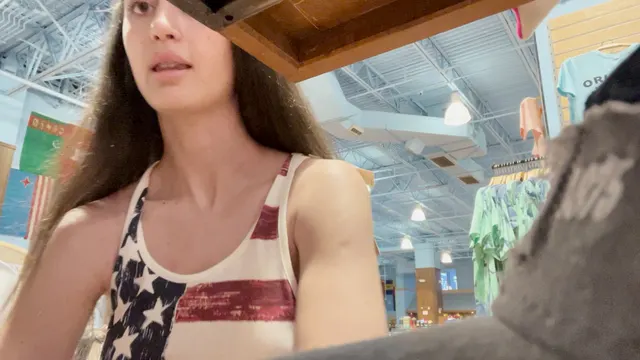 I change clothes right in the store!