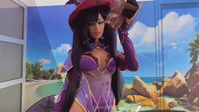 Mona from Genshin Impact by Aery Tiefling [OC]