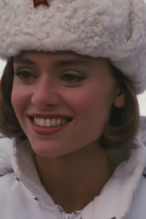18 year old Vanessa Angel wearing a see-through bra in "Spies Like Us" (1985)