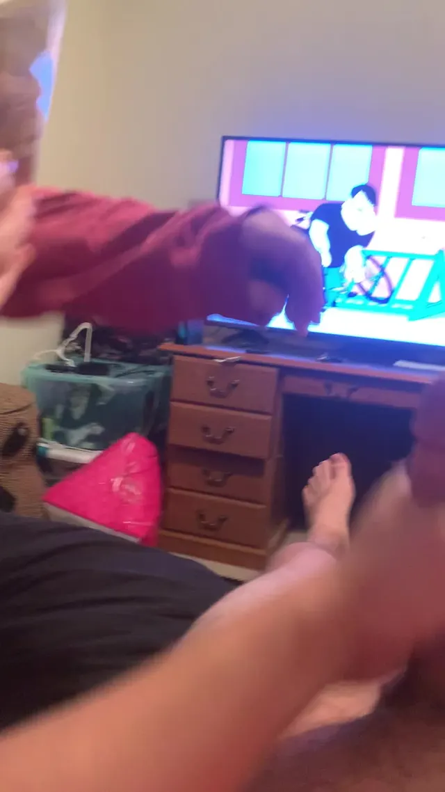 I just wanted to play on my phone but someone had to get hard and make me jerk his cock off 🙄🙄🙄🙄