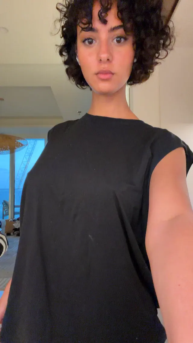 I’m so happy when I reveal my perky boobs